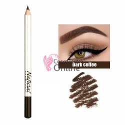 Creion pentru sprancene Natural Eyebrow Pencil M&N Cod 002 Maro Inchis (Dark Brown)